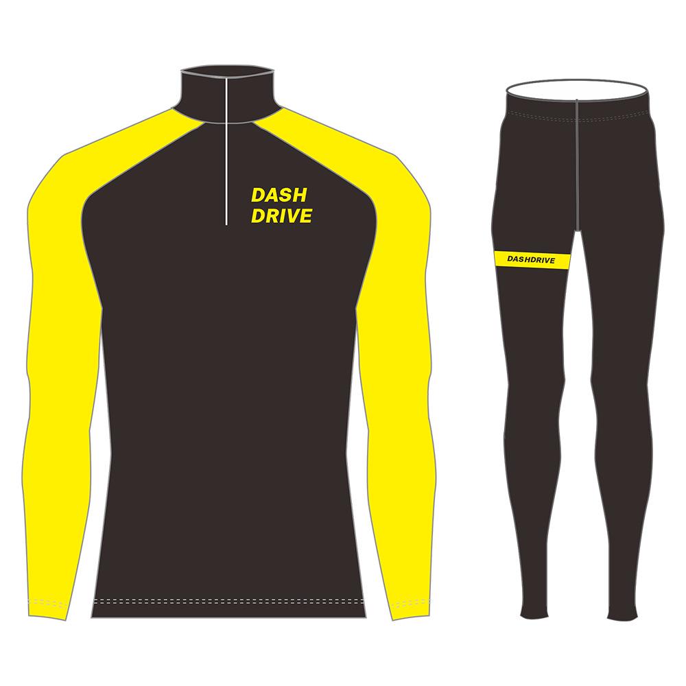 

Комплект костюмів для лижного спорту та велоспорту: Швидкосохнучий, вологовідвідний, теплий спортивний одяг для осені/зими для тренувань та змагань S