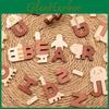 Holz-Alphabet-Puzzle für Kinder Lernspielzeug mit Wortbausteinen und Zahlenblöcken