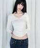 REISE MIYA Lily Halterneck Lace Long Sleeve [Ivory]