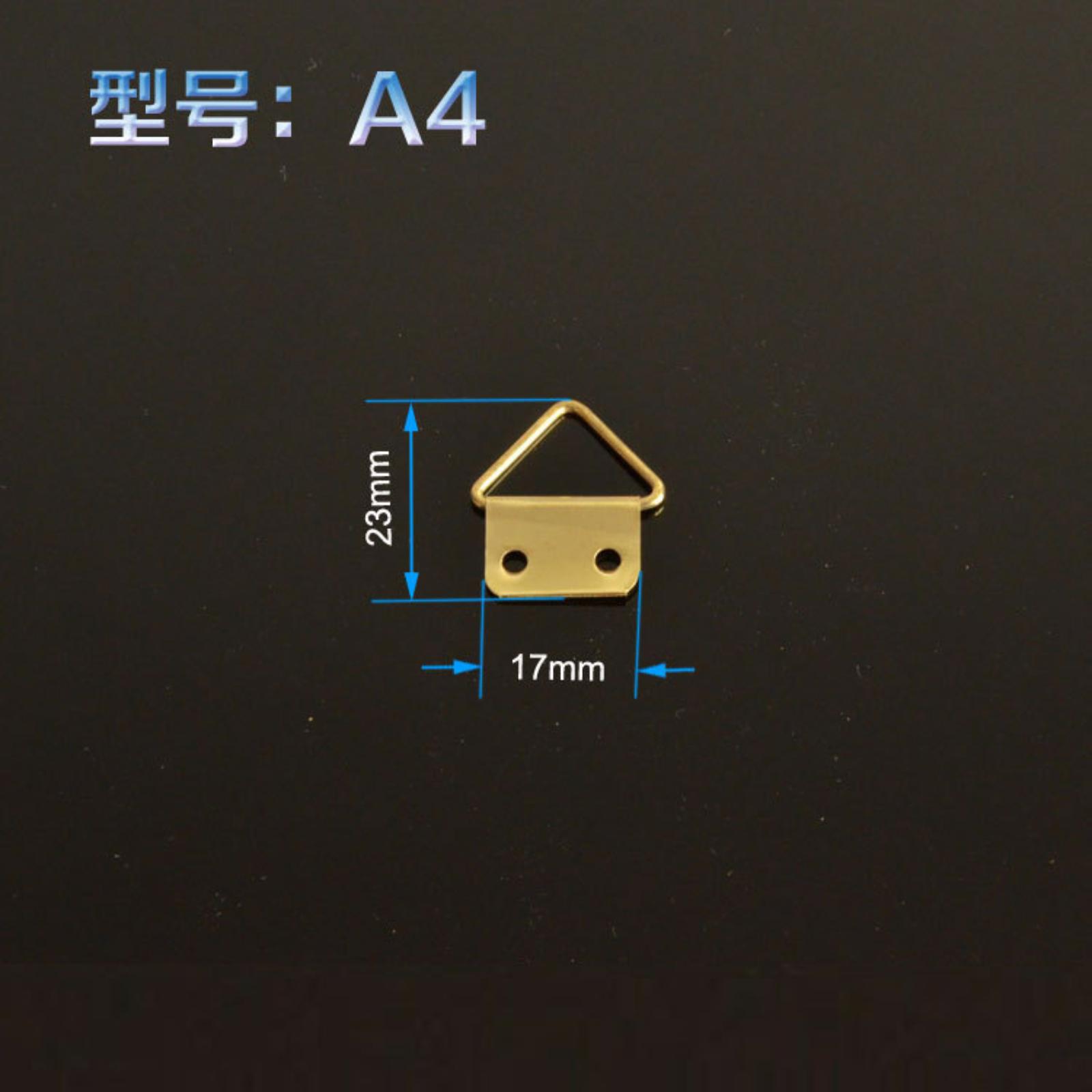 

Picture Frame Backing Hooks -Free Nail Hooks Oil Painting Accessories Hooks Hanging Picture Hooks Concealed Hanging Rings Serrated Hooks One Size жовтий