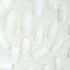 24Pcs Glossy White Press On Nails Medium Square Fake Nails Minimalist Style False Nails Solid Color Full Cover Fake Nails For Women Girls Daily Wear