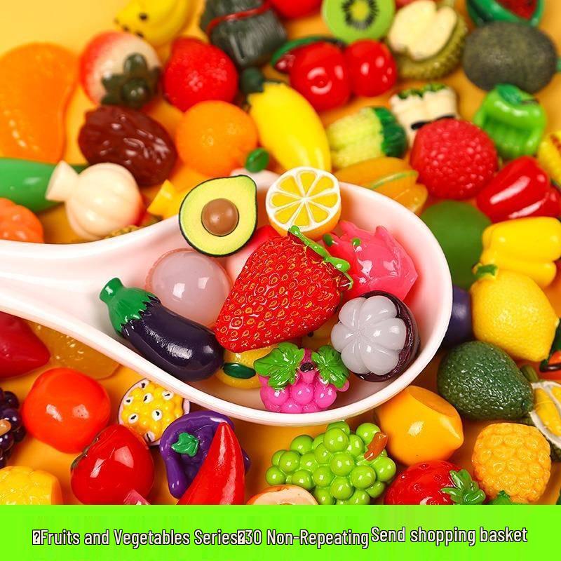 Miniature Food & Drink Set: Small Supermarket Model Toys for Pretend Play