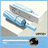 12-Rib Folding Umbrella for Sun and Rain Protection