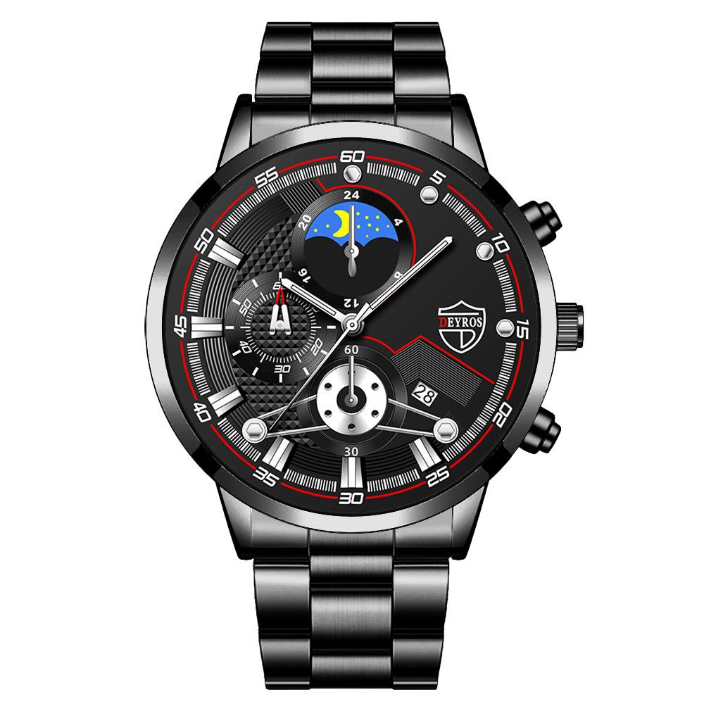 Men'S Watch Fully Automatic Quartz Watch Luminous Calendar