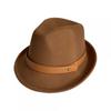 Fashion Felt Top Hat for Women British Retro Versatile Men Solid Color Felt Hat
