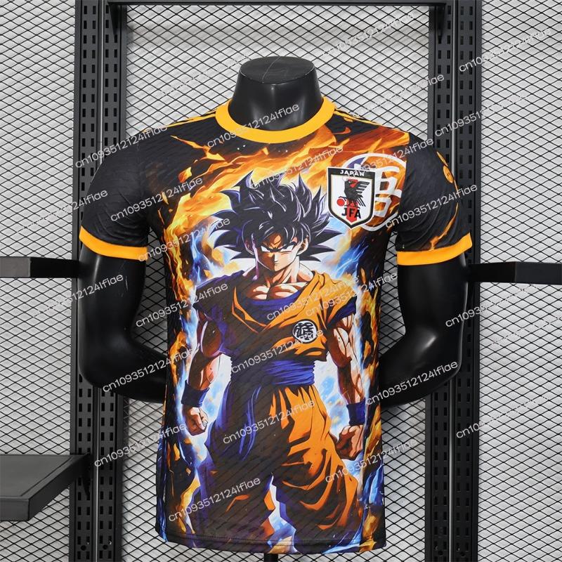2025 New Japanese Anime Dragon Ball Z Special Edition Football Jersey T-shirt Goku Vegeta Adult Men's/Kids Special Sports Tshirt