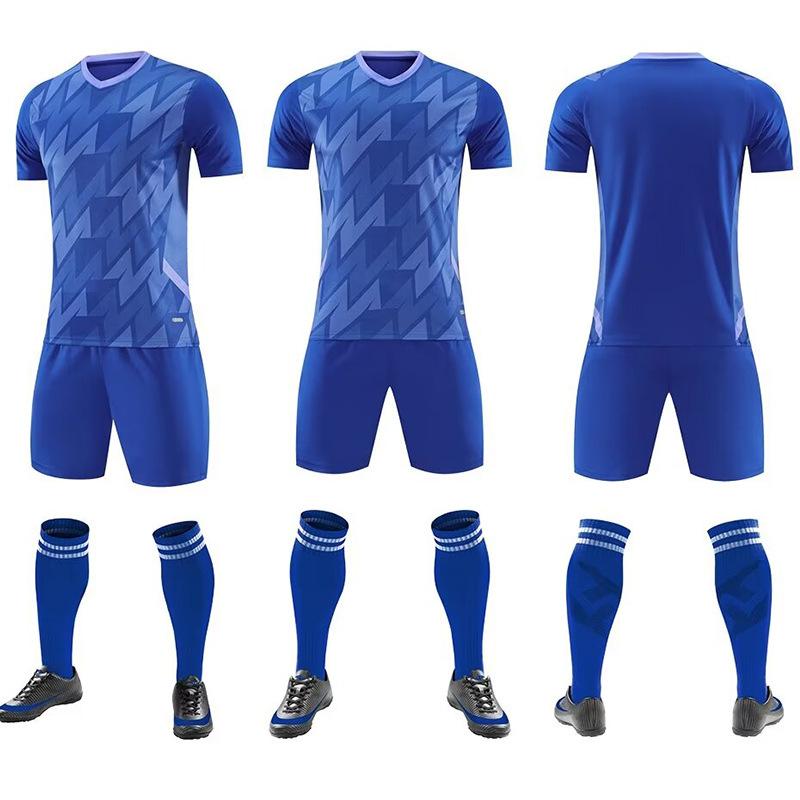 Football Suit Set Men'S Light Board Training Suit Competition Jersey Children'S Adult Short-Sleeved Sportswear Jersey Group Buying Men'S Summer