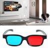 Black Frame Red Blue 3D Glasses Home Theater Immersive Experience for Dimensional Anaglyph Movie Game DVD Video Gift Glasses Rub