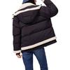 Levis FW22 Removable Hooded Long Sleeve Down Jacket Women Outerwear Black A5174-0001