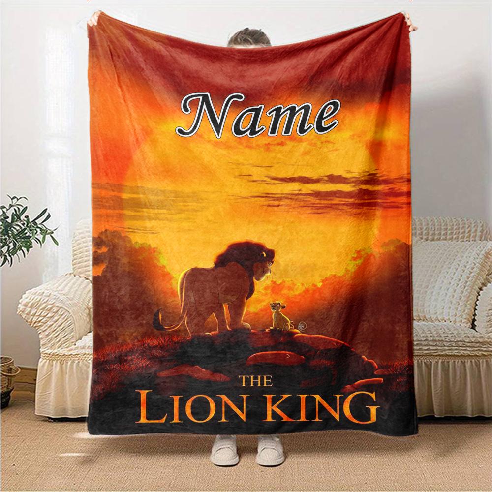 Custom Name Love Sky blanket for Couch & Bed, Plush Cozy Fuzzy Blanket Super Soft & Warm Blankets for Fall and Winter. 0908332