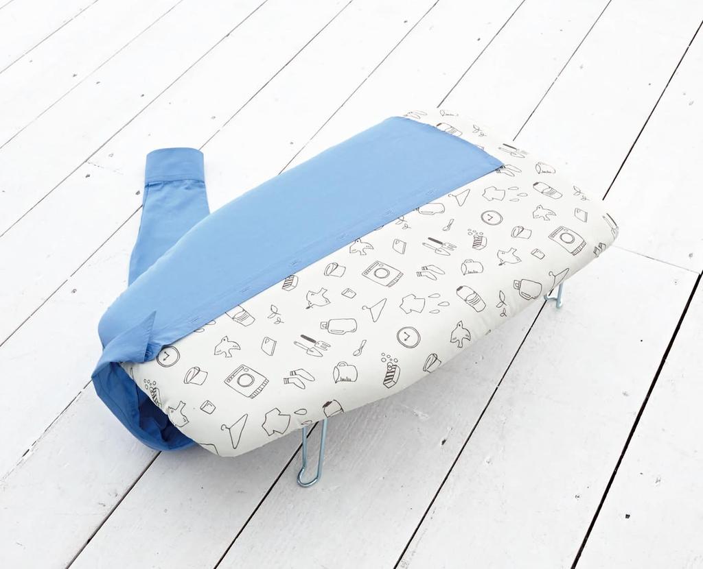 Yamazaki Pitatto Press Ironing Board with Closet Steel Mesh 7803 Hooks, Laundry, Approx. 60x36x20cm, Storage, Construction,
