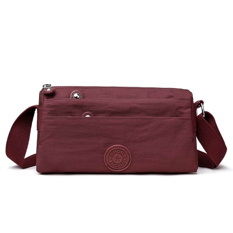 Fashion oblique span bag middle-aged and elderly shoulder mobile phone women s bag 23 бордовый