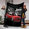 Classic Car Printed Blanket E30 Warm Soft and Comfortable Home Travel Blanket for Office Sofa Travel Camping RV Holiday Gifts