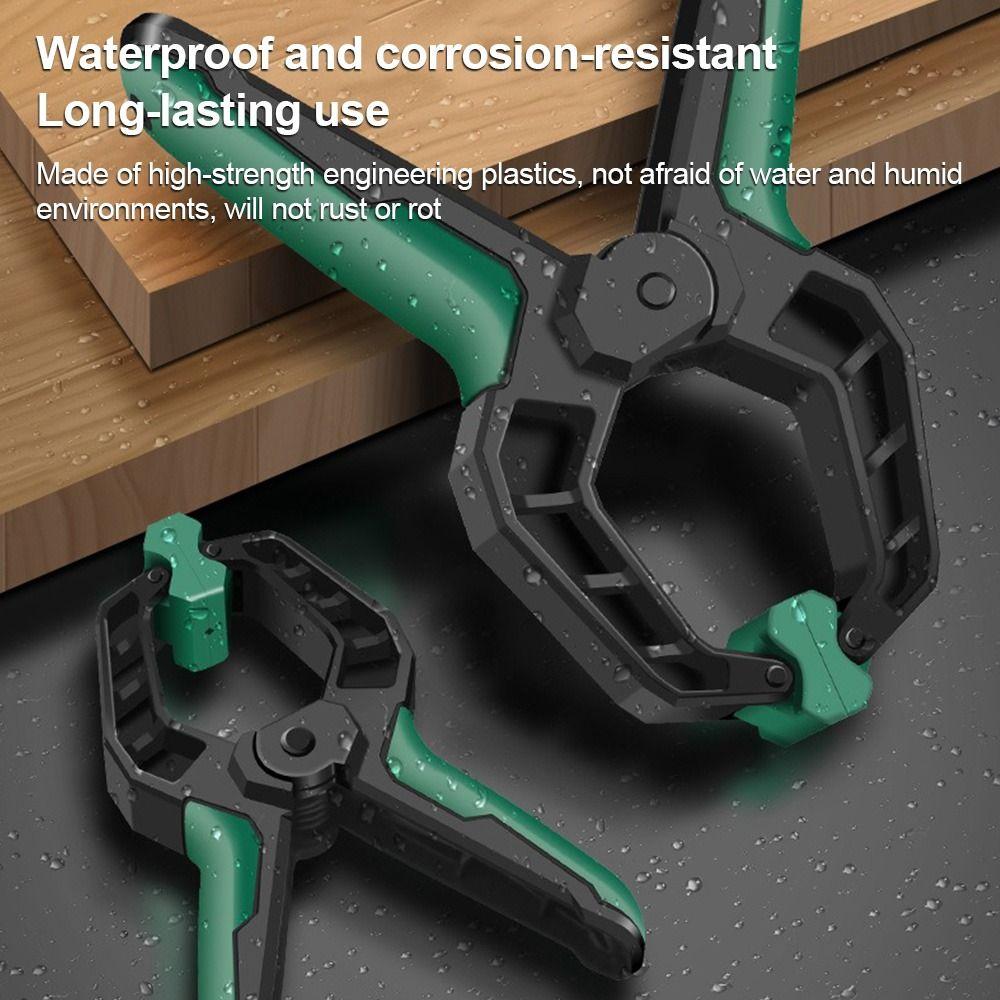 Useful Plastic Quick Clamp Spring Clamps Non-slip Handle Woodworking Tool Multi-Purpose Fixing Tools Hand Tool