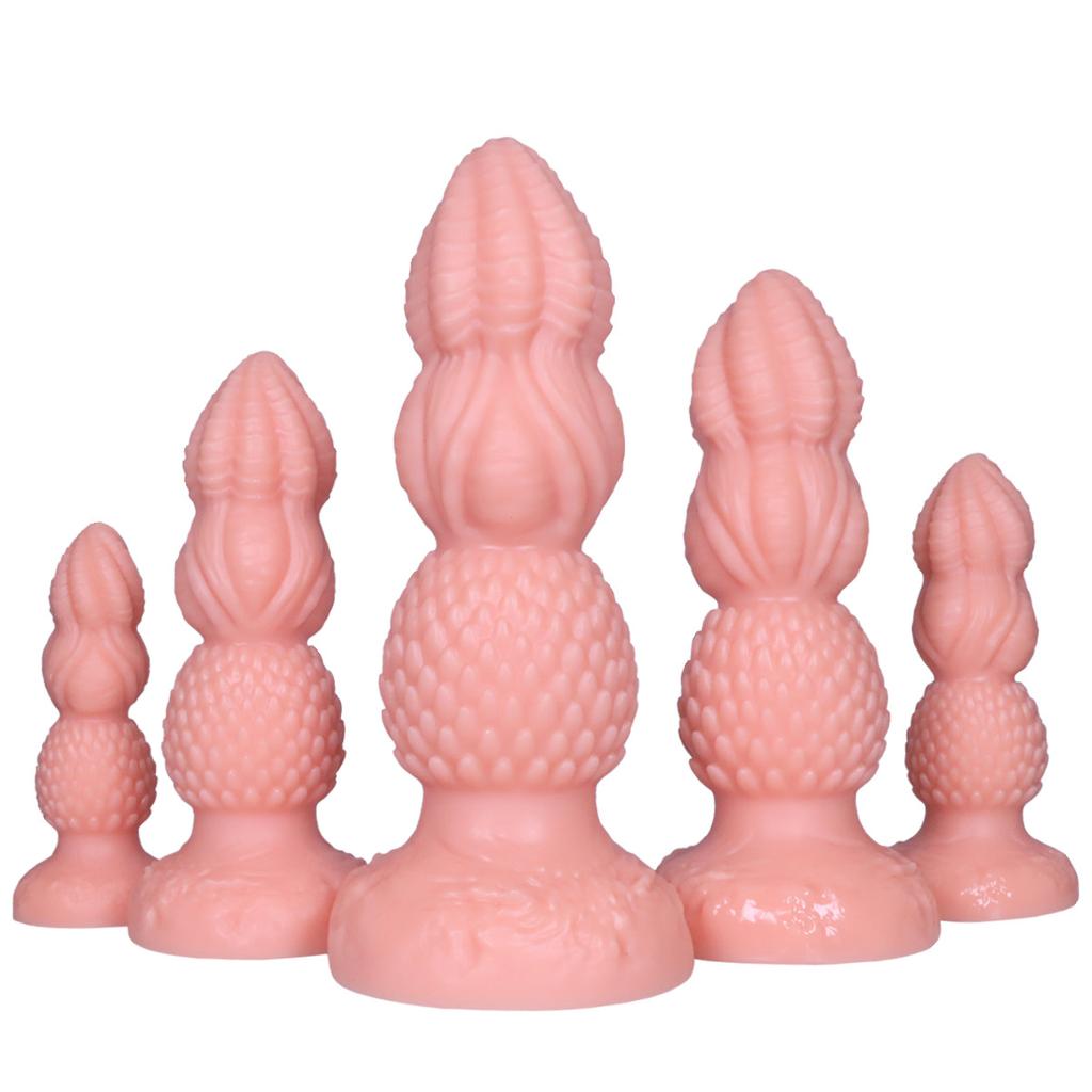 Extra Large PVC Soft Dildo Fisting Butt Plug Masturbator Anal Dilator Adult Sex Toy Big Dick Strap On Penis