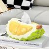 2025  Durian Shaped Paper Towel Holder Creative Large Capacity Tissue Storage Box Smooth Paper Container Tissue Box
