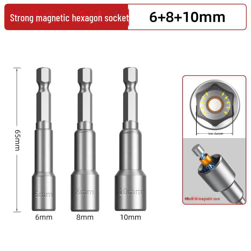 Dane Tools Magnetischer Inbusschlüssel und selbstschneidender Schraubendreher-Bohrersatz