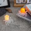 Halloween Pumpkin Lamp LED Ornament Luminous Spider Candle Light Horror Atmosphere Decoration Layout Simulation Prop Light