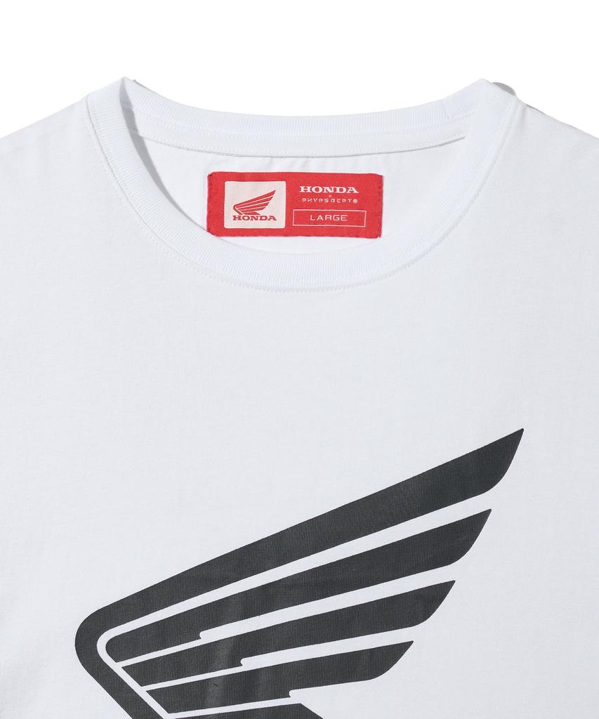 PHYPS MOTORCYCLE Wing Collect Logo Short Sleeve White