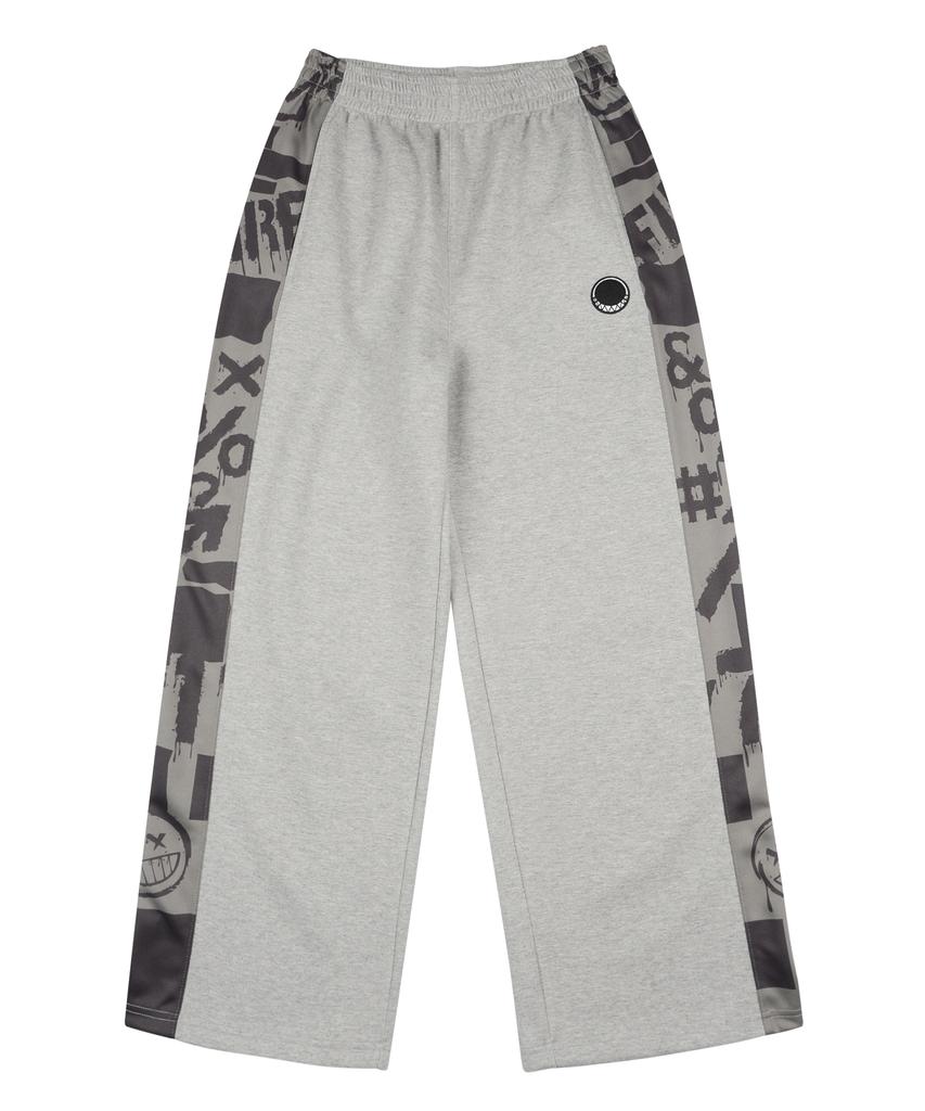 What The Fuck Side Graffiti Pattern Sweatpants