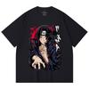 230 g/m² 100% Bavlna Naruto V3 Potisk Itachi Unisex Tílko z Heavy Bavlny