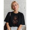 New Printed T-shirt Western Style New Fashion Casual Loose Print Short sleeve Cotton T-shirt Top