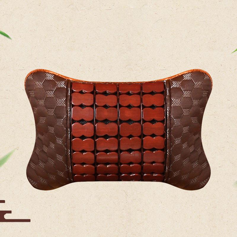 Summer Cool Bamboo Cushion Car Seat Cover Natural Bamboo   Square Mat Single Piece Massage Breathable Environmental Waterproof