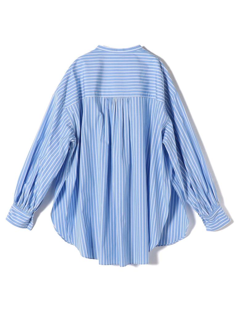 SHIPS for Machine Washable Lace and Striped Light One Size Women's Shirt, Blue, 311111977,