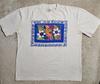 T-shirt Art Vintage Années 90 Fait Main Costa Rica Homme XL Grunge Souvenir Perroquet Rave