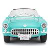 Maisto 1/24 Scale 1957 Chevrolet Corvette Turquoise / Diecast Model Car, Finished Model, 31275 TQ