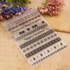 Clear Stamp Laces Line Silicone Stamp Happy Christmas Transparent Stamp for Card Making Photo Scrapbookig Decorations