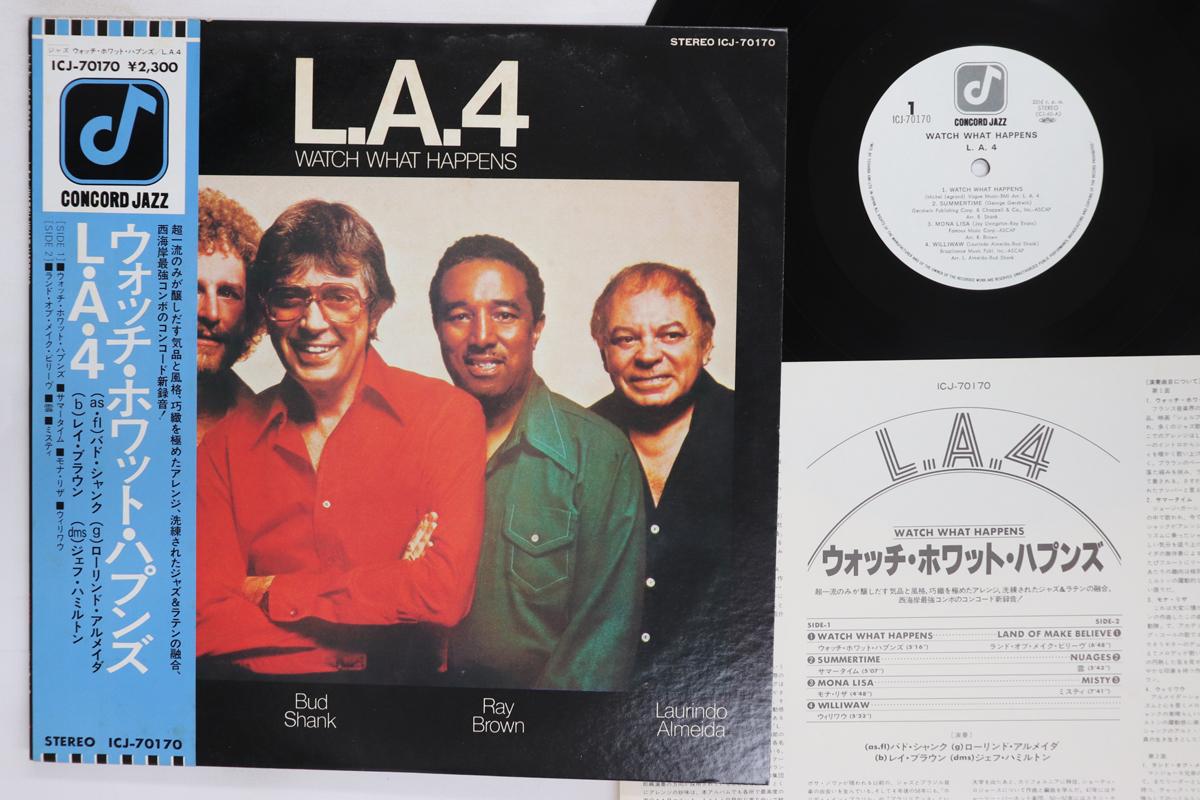 

LP Record L.A.4 Watch What Happens ICJ70170 CONCORD JAZ 1978 Japan Obi Jazz Used