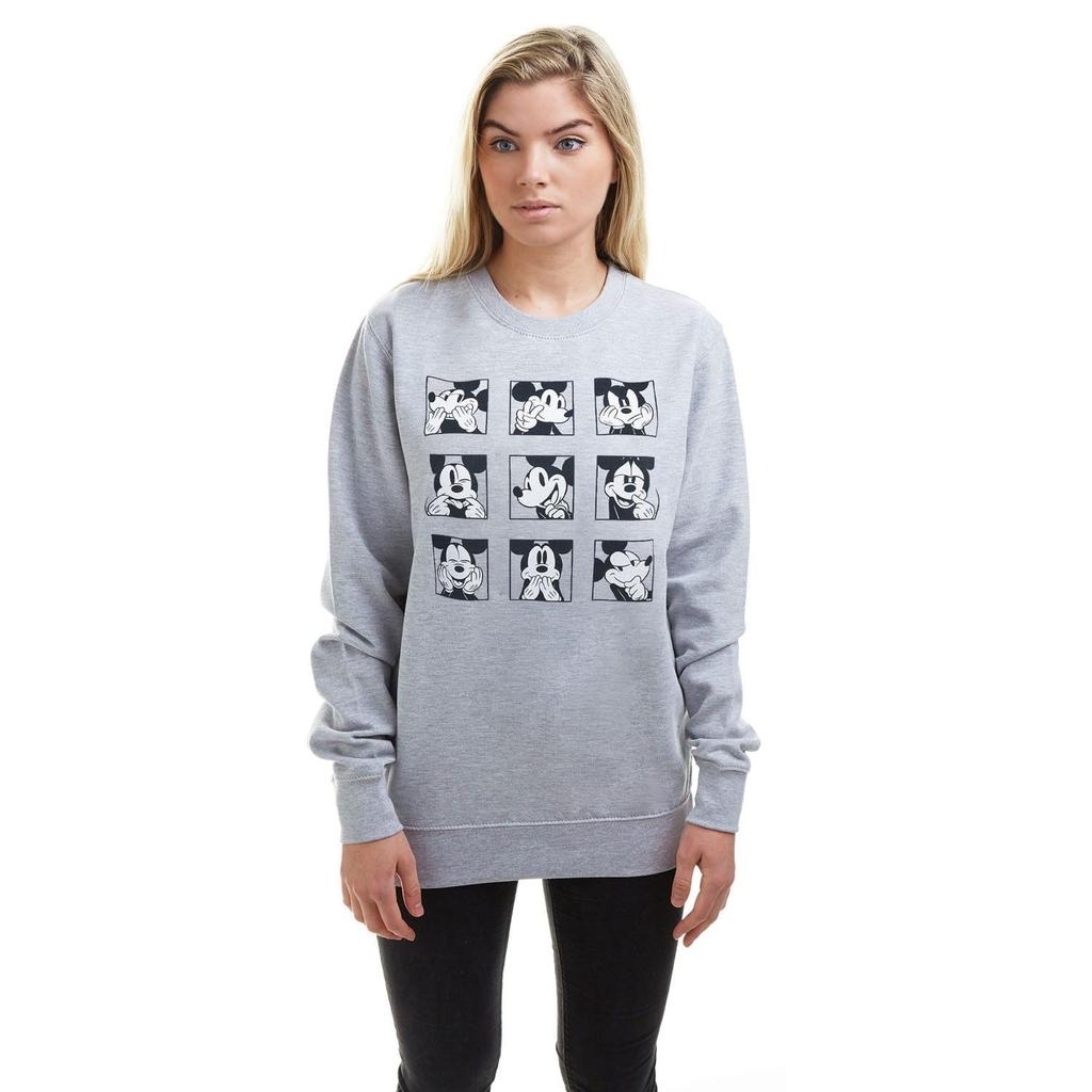 Disney Womens/Ladies Mickey Mouse Crew Neck Sweatshirt