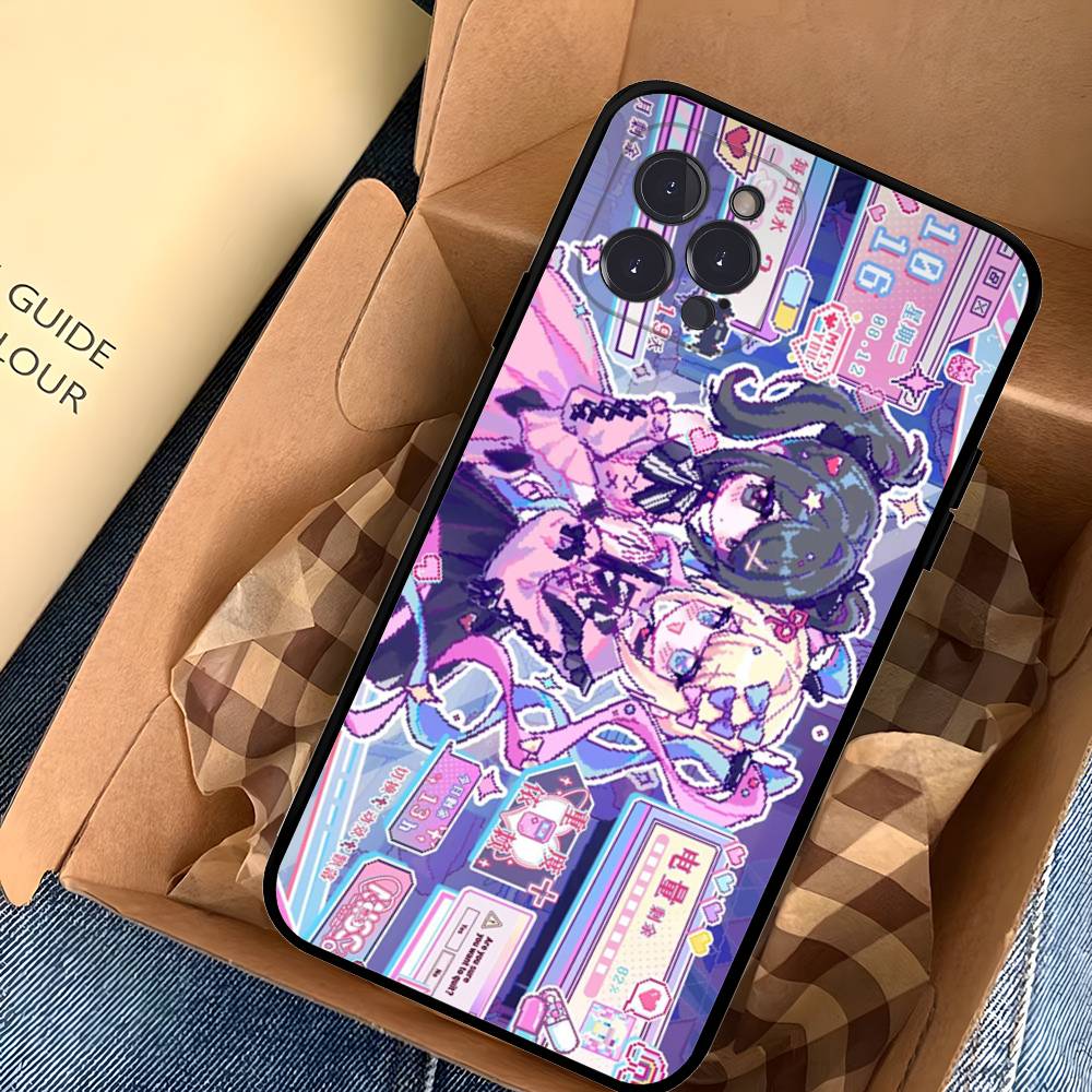 Needy Girl Overdose Game Phone Case For IPhone 17 Air 16 15 14 Plus 13 12 Mini 11 Pro Max Black Cover