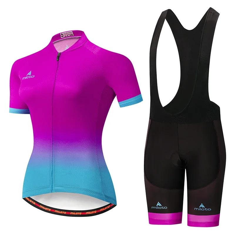 Women, MTB Bike Clothing, Racing Bicycle Clothes, Cycling Wear, Jersey Set, 2026 Summer Breathable Cycling Suit Set