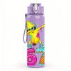 1PC Color Number 67 Skate Figure Layout 750ml Color Plastic Water Bottle Leakproof Flip Straw Lid For Sports Office Home Use
