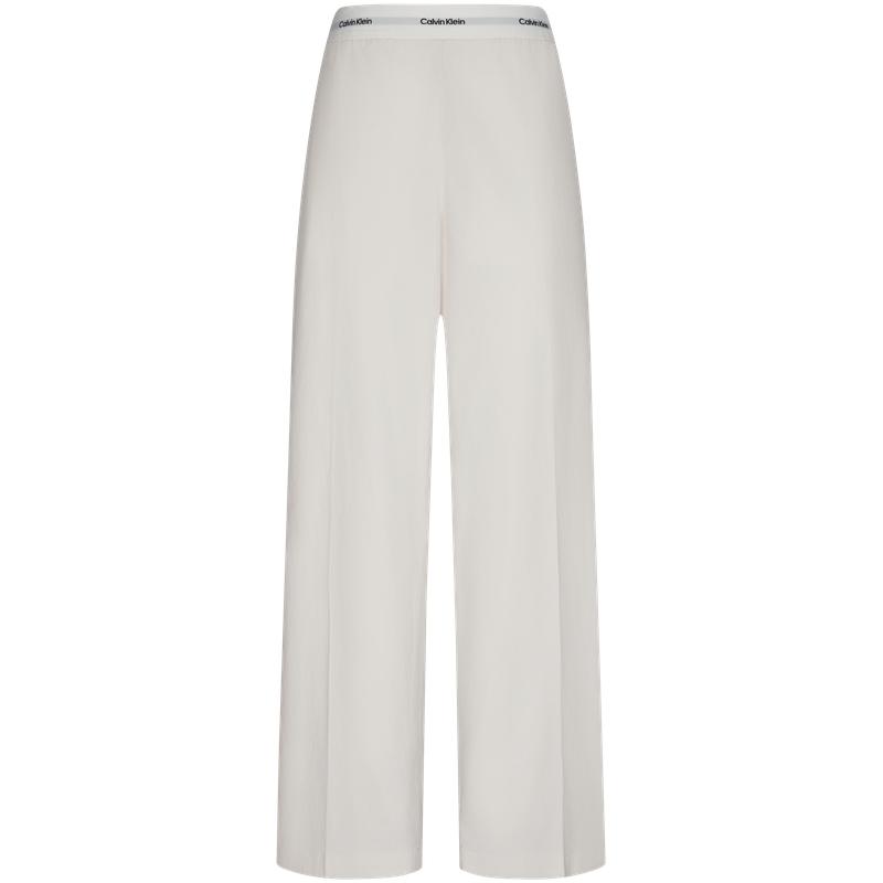 Calvin Klein Trendy Commuter Elastic Waistband Jacquard Sports Leisure Pants Women Pants 47F403G