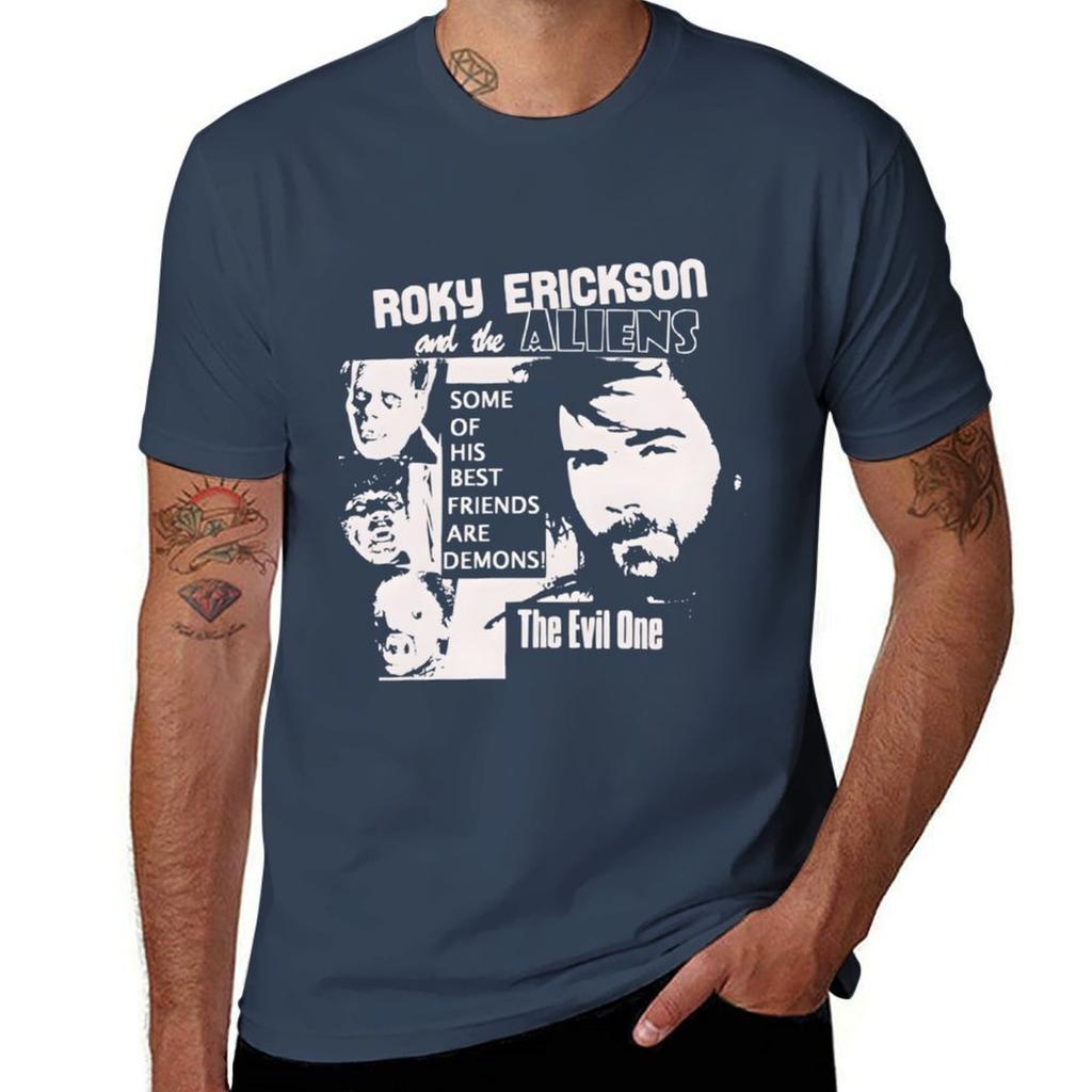 Roky Erickson Classic T-Shirt, Grafik-T-Shirt, Sportfan-Anime-T-Shirts, Blusen, Herren