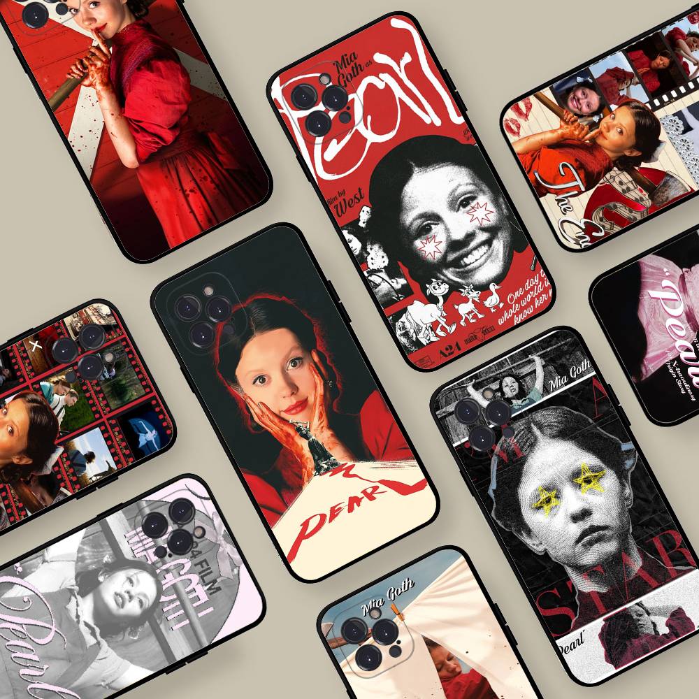 Horror Movie Pearl For IPhone 17 16 15 14 13 12 11 Pro Max 13 17Air Shockproof Soft Phone Cases Coque