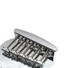 Musiclily Pro 16mm Steel 5-String Bass Bridge for Music Man Basses, Chrome