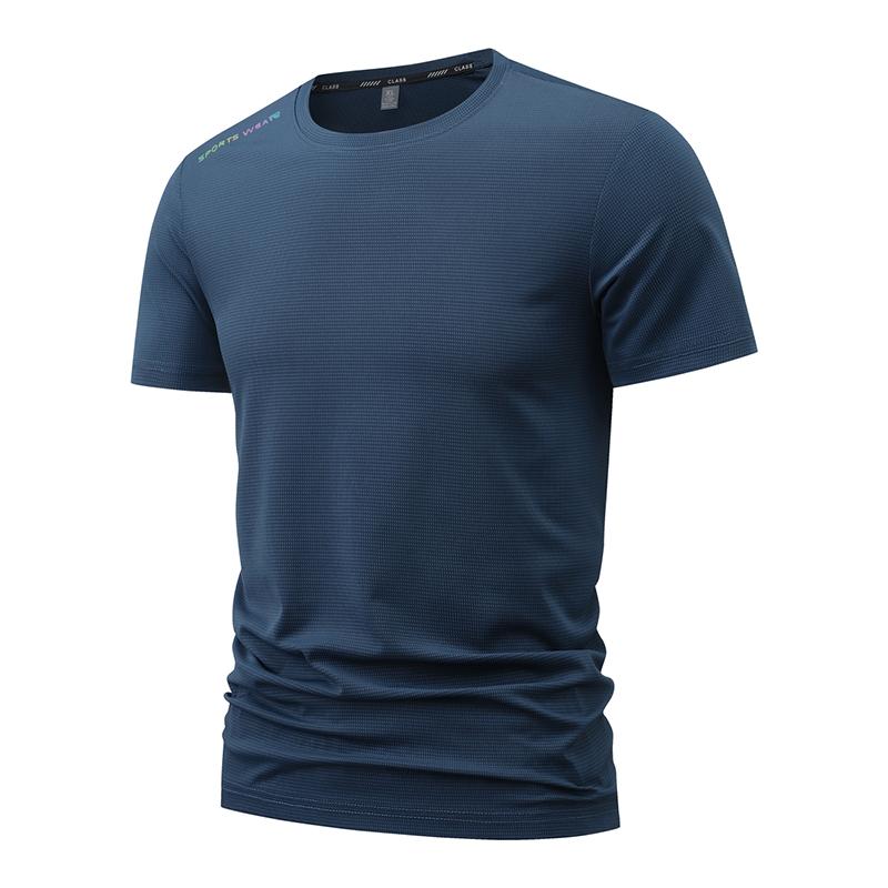 Extra Large Size Men's Short-sleeved Quick-drying T-shirt Loose Casual Plus Size Plus Size Half-sleeved T-shirt