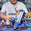 Iron Arm Astro Boy Building Blocks Boy Assembling Children'S Toy Robot Lighting Model Gift Collection Construction Gift