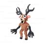 New 99 Nights In The Forest Deer Plush -38Cm Cute Stuffed Doll, Anime Animal Toy For Birthday & Halloween Gifts Anime Peripheral