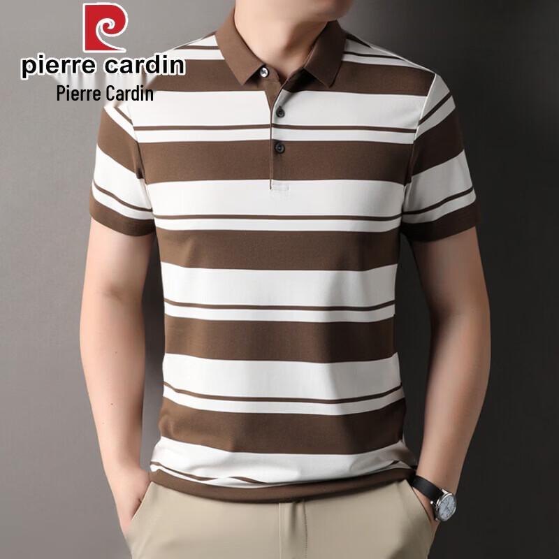 

Pierre Cardin Men s Striped Short-Sleeve Polo Shirt 58