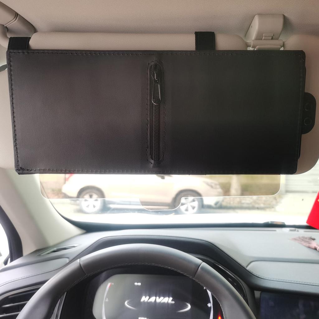 Sun Visor Extender For Cars Zipper Retractable Car Sun Shield Extension Adjustable Sun Visor Extension Universal Sunshade Cars