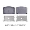 for N64 Game Console Cartridge Cassette Cover Repair Shell Hard Case with Screws