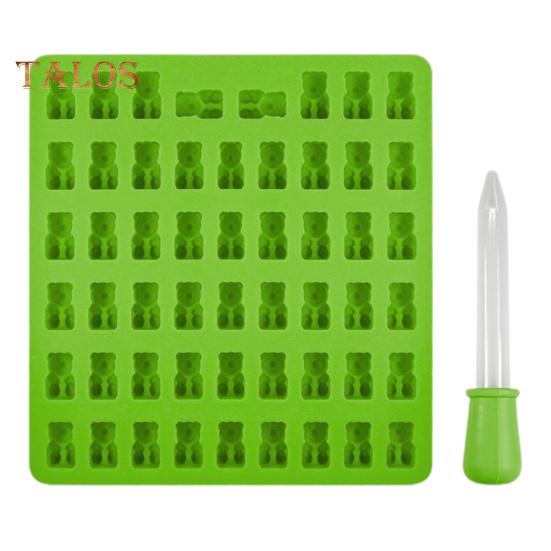 

Силиконовая форма для желе с 53 полостями, не содержащая BPA, с антипригарным покрытием, пищевая форма для плюшевого мишки, форма для конфет с капельницей, форма для желе, форма для шоколада