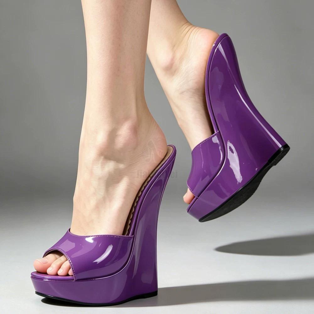 Ultra 18CM hoge wighak sandalen platform peep toe vrouwen sexy fetish schoenen