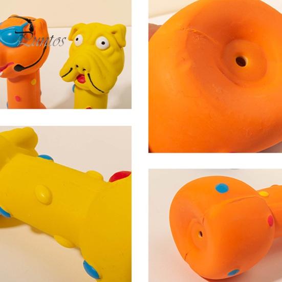 Kauspielzeug für Hunde aus Latex, robust, bissfest, Hantel-Kauspielzeug, Reinigung der Mundgesundheit, Vorbeugung von Zahnstein, lustiges Hundespielzeug für mittelgroße und große Rassen