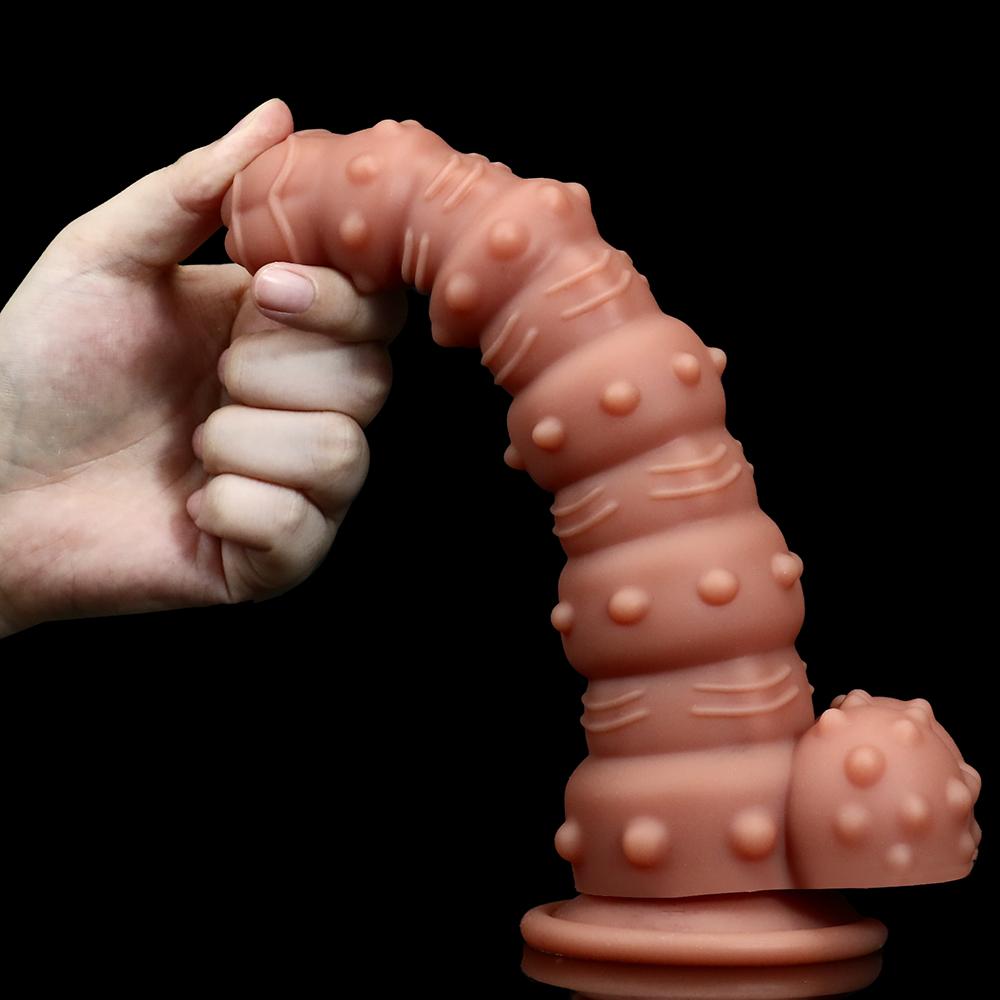 Silica Gel Realistic Dildo for Women Masturbator Soft Jelly Suction Cup Anal Big Penis Anal Plug Erotic Adults Female Lesbian Sex Toys